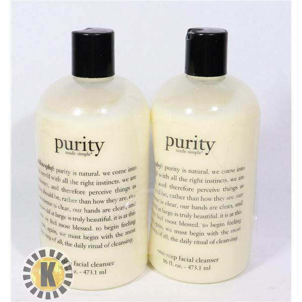 2PK OF PURITY ONE-STEP FACIAL CLEANSER NATURAL
