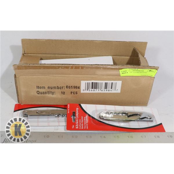 SET OF 2 OF 12 CORKSCREWS