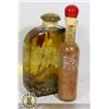 Image 1 : DECORATIVE BOTTLE OF PICKLED ONIONS AND CHILLIES