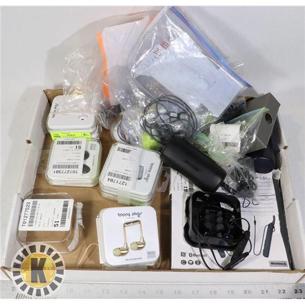 LARGE BUNDLE OF ASSORTED HEADPHONES