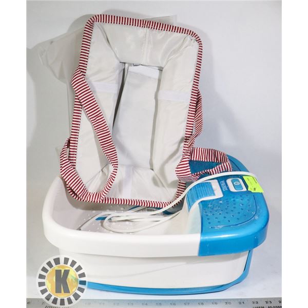 FOOT BATH SOLD WITH ORGANIZING BASKET