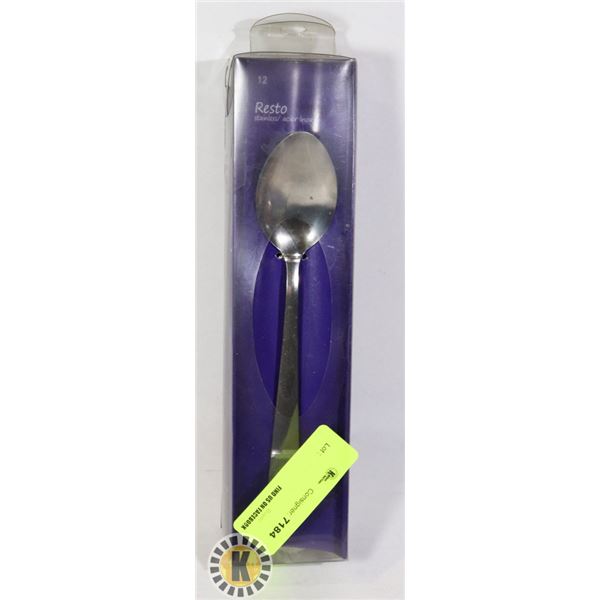 RESTAURANT GRADE 12PC SPOON SET