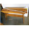 WOODEN SLAT BENCH