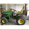 Image 1 : JOHN DEERE 4110 TRACTOR WITH 585 HOURS, 3 POINT HITCH, WEIGHTS ON FRONT, 4 WHEEL DRIVE