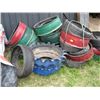 Image 2 : LG. LOT OF TIRE PLANTERS