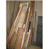 Image 1 : LG. LOT OF ASST. WOOD, IN CORNER. PLYWOODS, HARDWOODS, ETC.