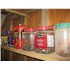 Image 1 : LOT OF ASST. CONTAINERS WITH MISC. SCREWS, NUTS, ETC. & A LG. LOT OF EMPTY CONTAINERS