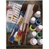 Image 2 : ART SUPPLIES, PAINTBRUSHES, ETC.