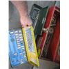 Image 2 : RED TOOLBOX WITH MISC. CONTENTS, DRILL BITS, ETC.
