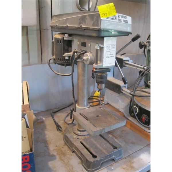 TRADEMASTER 8  BENCH DRILL PRESS