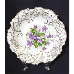 Lipper and Mann Plate - Violets #1857318