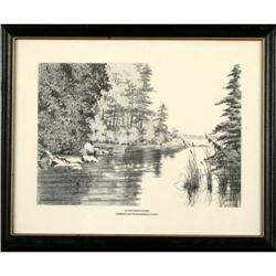 Print entitled ?In the 1,000 Islands" #1857402