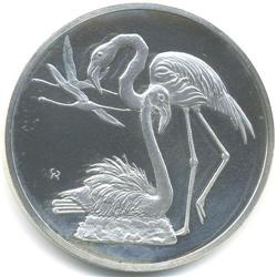 Franklin Mint Coin-Flamingo 2" 1971 sterling #1857457