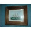 Image 1 : Framed sailing ship lithograph #1857843