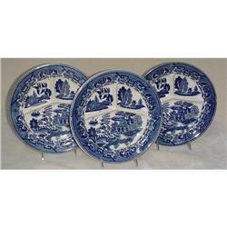 Three Section  Willow  Plates SKU 5089 #1857927