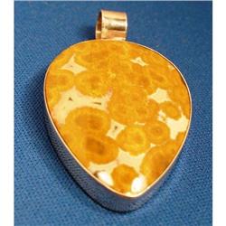 Sterling Silver  and Jasper Pendant #1857978