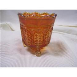 Fenton Marigold Butterfly and Berry Sugar Bowl #1858138