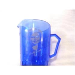 Vintage Shirley Temple Cobalt Blue Creamer #1858149