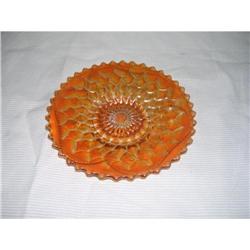 DUGAN 7" FISH SCALE MARIGOLD PLATE  #1858162