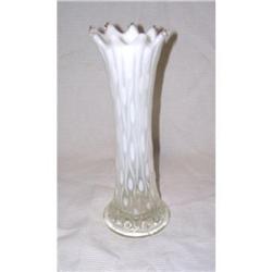 White Opal Bulls Eye Vase #1858178