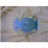 Image 1 : FENTON 4" BLUE OPAL HOBNAIL VASE #1858240