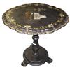 Image 1 : Antique Asian Black Lacquered Tilt-Top Table #1862887