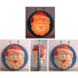 1950s Santa Claus Street Lamp Post Decoration #1863433