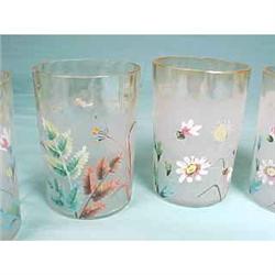 6 Midwest Pomona Glass Tumblers #1883277