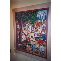 Haitian Painting by Castera Bazile #1883492