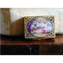 Continental Gold and Enamel Snuff Box #1883892