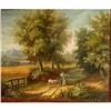 Image 1 : Original Pastoral Oil  Painting     #1899207