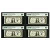 Image 1 : 1935F (4) Consecutive $1 Silver Certificates