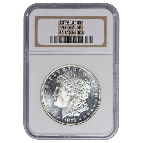 1879-S $1 Morgan Silver Dollar NGC MS67DPL
