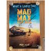 Image 2 : Signed Mad Max Fury Road Movie Poster