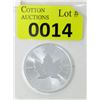 Image 1 : 1 Oz .9999 Fine Silver 2021 Canada Maple Leaf Coin