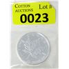 Image 1 : 1 Oz .9999 Fine Silver 2006 Canada Maple Leaf Coin