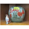 Image 1 : Vintage Cloisonne Vase & Bird Figurine