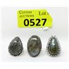 Image 1 : 3 Canadian Labradorite Rings