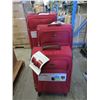 Image 1 : New Ricardo Red 3 Piece Light Weight Luggage Set