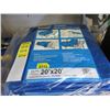 Image 1 : New 20' x 20' Blue Western Rugged Tarp