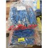 Image 1 : 3 Packs of 10 New Crinkle Palm Medium Work Gloves