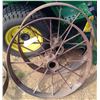 Image 2 : 2 large steel wheels 32" high