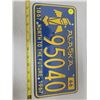 Image 1 : 1966 Alaska 95040 license plate