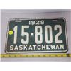 Image 1 : 1928 Sask. Plate 15-802