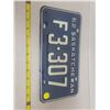 Image 1 : 1962 Sask plate F3-307
