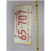 Image 1 : 1973 Sask plate 65-707