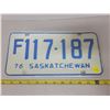 Image 1 : 1976 Sask plate F117-187