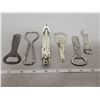 Image 1 : 6 vintage bottle openers - 4 'Big Chief' 1 Hamms Beer - 1 Alberta Brewery