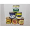 Image 1 : 6 Tobacco tin - Brier, Dominion, SunKist, ZigZag, Black Cat, MacDonalds