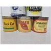 Image 4 : 6 Tobacco tin - Brier, Dominion, SunKist, ZigZag, Black Cat, MacDonalds